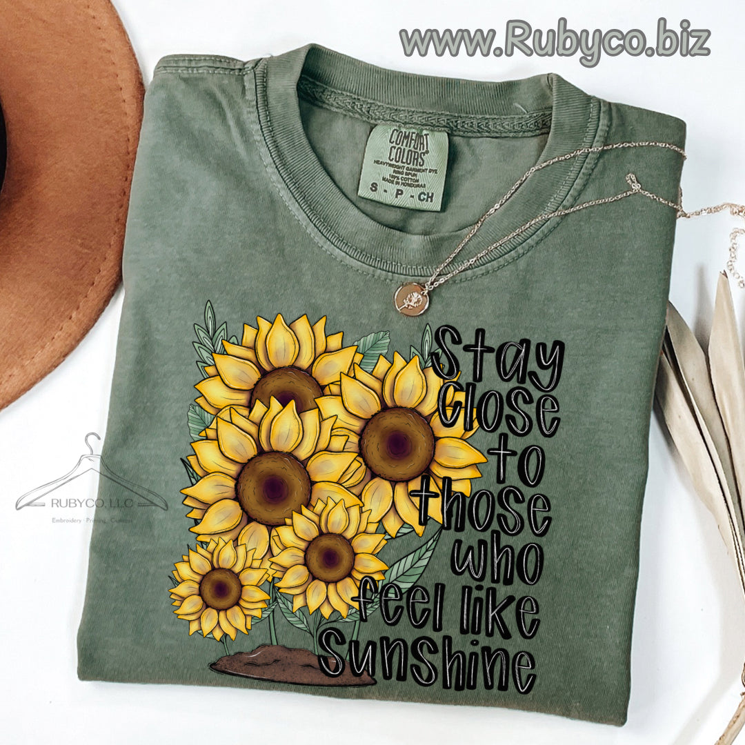 Stay Close - Comfort Colors 1717 Short Sleeve Tee