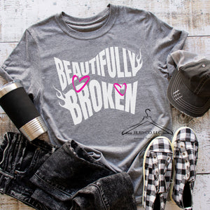 Beautifully Broken - Short Sleeve Shirt