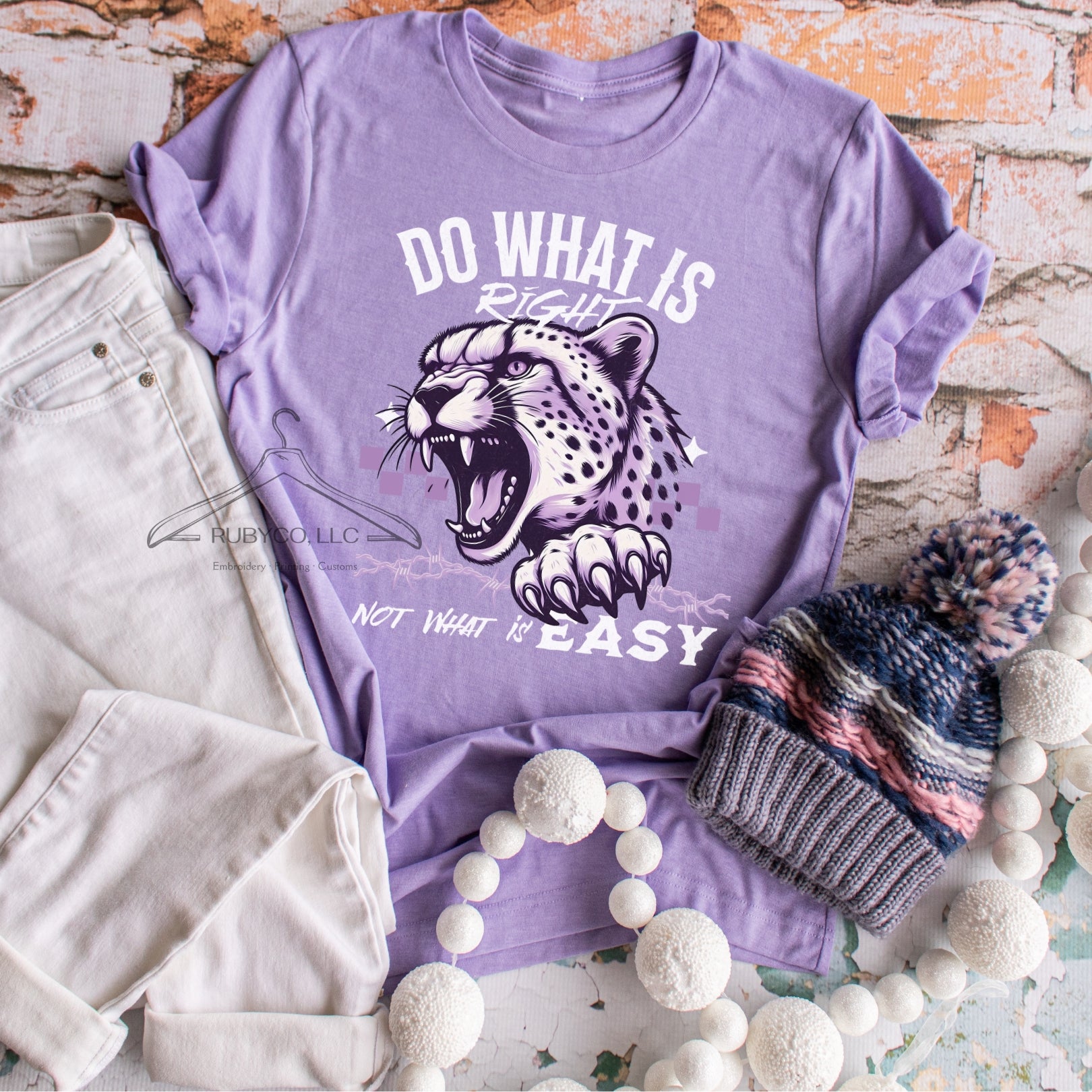 Do What is Right - Purple Short Sleeve Tee