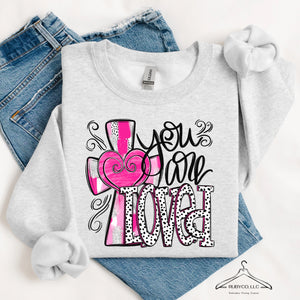 You are Loved Cross - Sweatshirt
