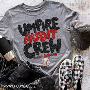 Umpire Audit Crew - Short Sleeve Tee
