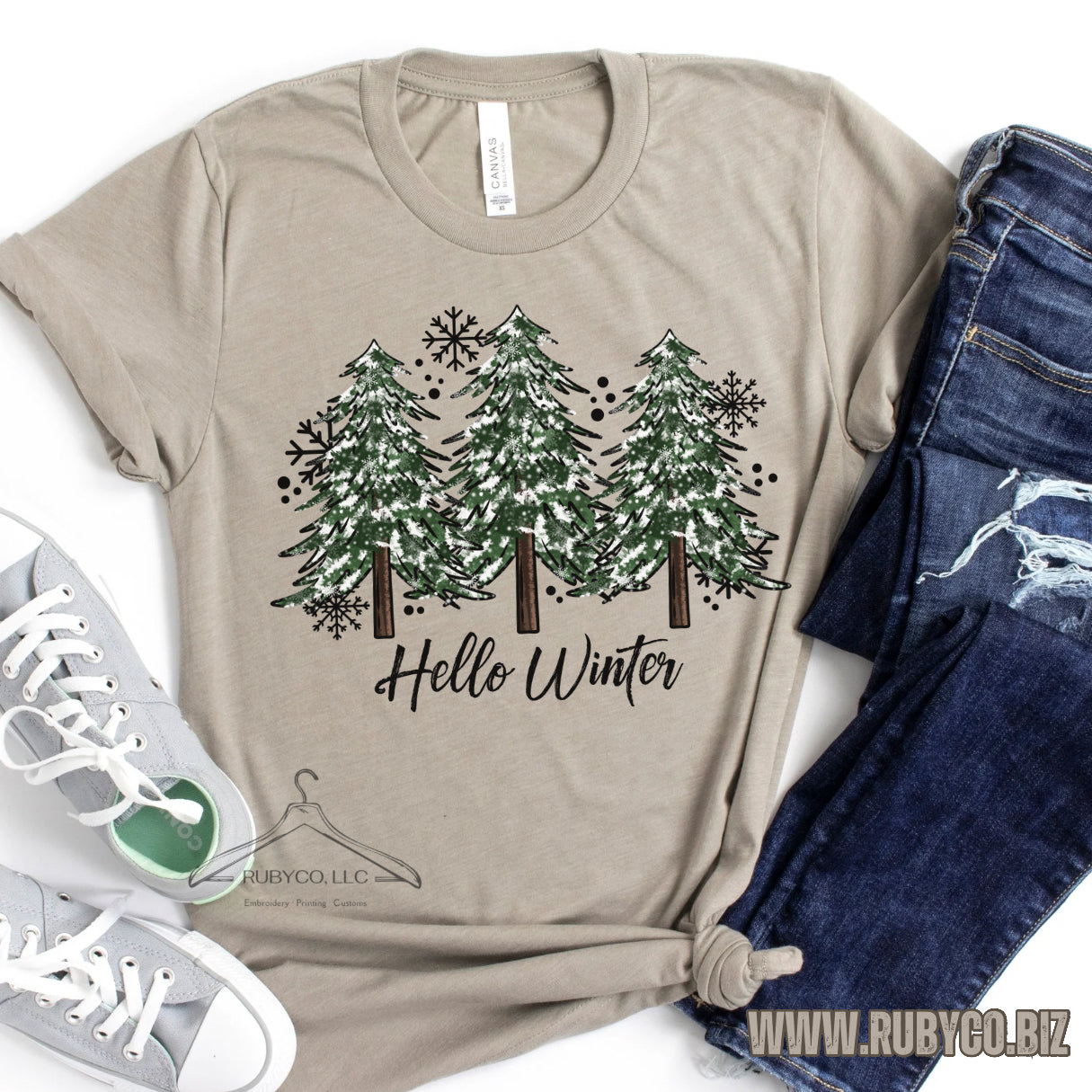 Hello Winter - Short Sleeve Shirt