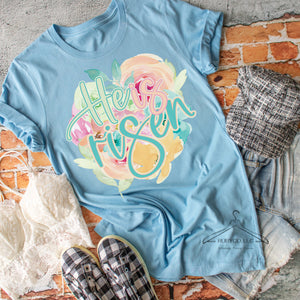 He is Risen  - 100% Cotton Short Sleeve Tee