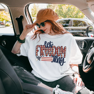 Let Freedom Ring 2 - Comfort Colors 1717 Short Sleeve Tee