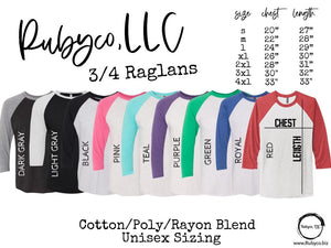 Lucky Charm - 3/4 Sleeve Raglan Top