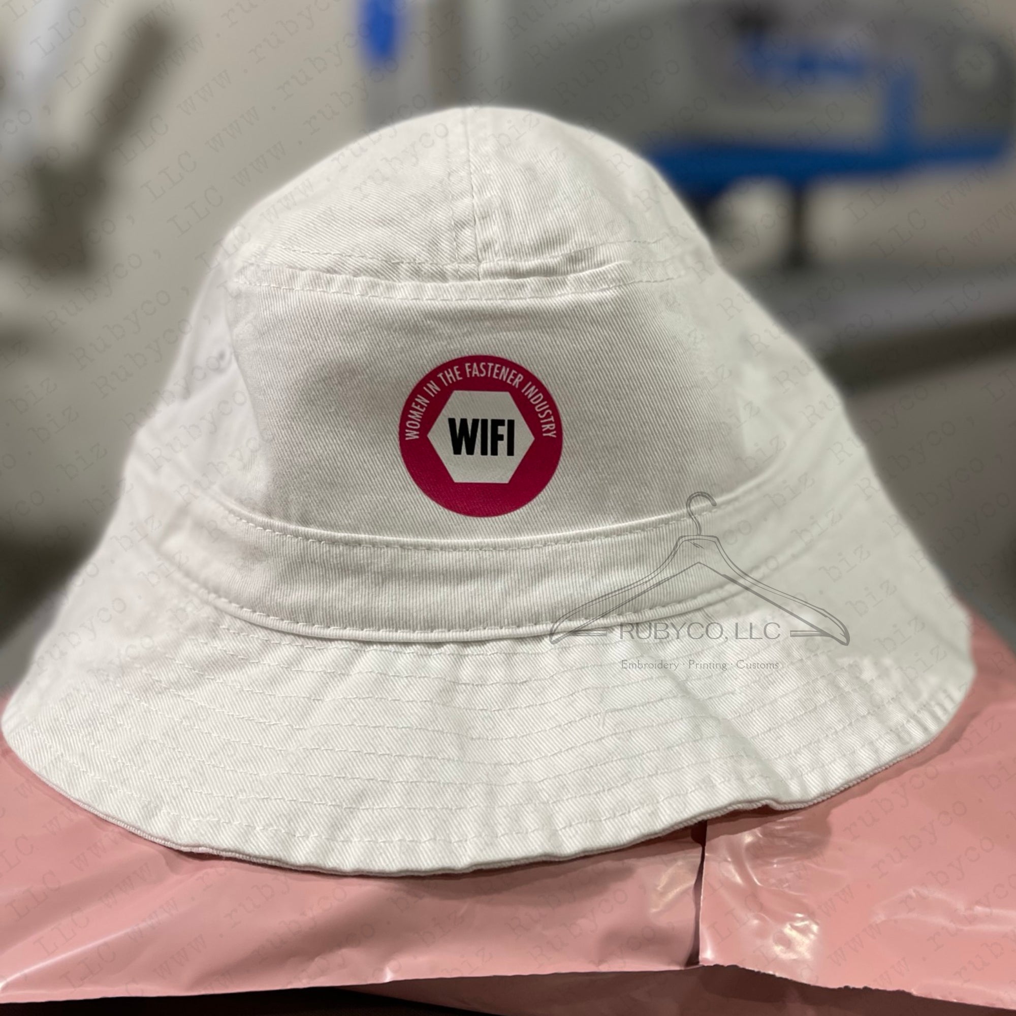 WIFI Logo -Bucket Hat - Made Exclusively for Women in the Fastener Industry Association