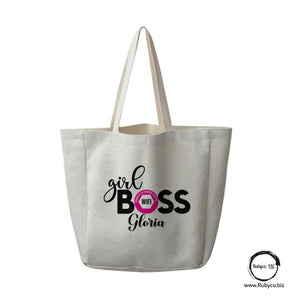 Girl Boss - Personalized - Tote Bag - Made Exclusively for Women in the Fastener Industry Association