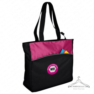 Embroidered WIFI Logo - Tote Bag - Made Exclusively for Women in the Fastener Industry Association