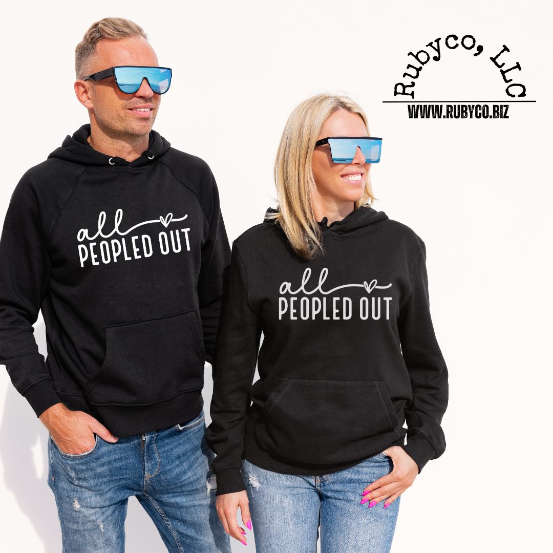 All Peopled Out - Hoodie